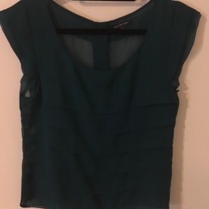 American eagle scalloped top